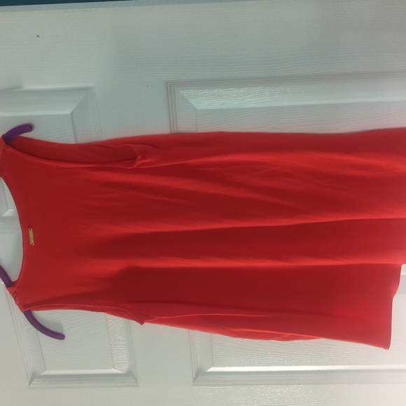 Michael Michael Kors bright ruby tank size S NWT layered look twofer - Picture 5 of 6